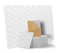 QINZITAO Paneles acústicos adhesivos para pared, diseño de panales, reducción de ruido para cine en casa silencioso