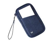 QINZITAO Soporte para pasaportes familiares para mujeres, cartera de pasaportes, organizador de documentos de viaje, funda esencial para tarjetas de crédito