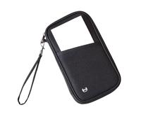 QINZITAO Soporte para pasaportes familiares para mujeres, cartera de pasaportes, organizador de documentos de viaje, funda esencial para tarjetas de crédito