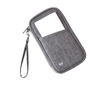 QINZITAO Soporte para pasaportes familiares para mujeres, cartera de pasaportes, organizador de documentos de viaje, funda esencial para tarjetas de crédito