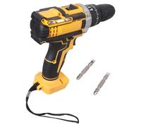 QINZITAO Taladro de martillo eléctrico de 65 Nm, motor sin escobillas, destornillador eléctrico inalámbrico, herramienta eléctrica, batería