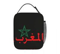 QIOEURYU Bolsa de Almuerzo Cajas de comida térmicas a prueba de fugas Morocco Maroc Insulated para mujeres y niños para Trabajo,Escuela,Viajes,Picnic,Oficina