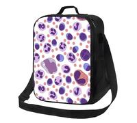 QIOEURYU Bolsa de Almuerzo Célula de Química Científica Aislada WBC para Laboratorio de Biología Química Enfriador Térmico a Prueba de Fugas Caja Bento para Trabajo,Escuela,Viajes,Picnic,Oficina