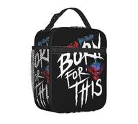 QIOEURYU Bolsa de Almuerzo para Mujeres Niñas niños Aislado para American Nightmare Food Storage Nevera portátil Thermal Bento Box para Trabajo,Escuela,Viajes,Picnic,Oficina