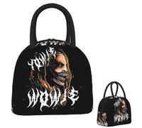 QIOEURYU Bolsas de Almuerzo Unisex Bray Wyatt The Fiend Caja Bento aislada impermeable Bolsas de Picnic a prueba de fugas Bolsa térmica para Mujer Niños clásico Vintage