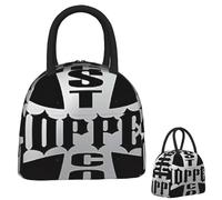 QIOEURYU Bolsas de almuerzo unisex West Coast Iron Cross Choppers Bento Box Lunch Tote Bolsas de picnic a prueba de fugas Bolsa térmica para mujer Estudiante Escuela Clásico Viaje al aire libre