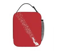 QIOEURYU Bolsas de lonchera unisex Loncheras de buceo Producto Dive Diver Lunch Food Box Causal Cooler Thermal Lunch Box para la escuela regalos vintage clásicos para mujeres hombres