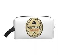 QIOEURYU Bolsas de viaje Fontaines DC Bolsa de cosméticos para mujeres Organizador de maquillaje de viaje Bolsillo Almacenamiento para artículos de aseo Caja de Dopp Estuche de lápices Regalos