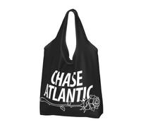 QIOEURYU Bolso de mano Retro Chase Atlantic Rose Bolso de compras portátil Bolso de compras plegable Bolso de hombro de supermercado Ocio al aire libre Regalos de vacaciones