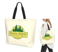 QIOEURYU Bolsos de Mano de Hombro Shady Pines Retirement Home The Golden Girls Shopping Canvas Bolsos de hombro Bolso de supermercado shopper para mujeres Loisirs Confort Regalos de vacaciones