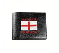 QIOEURYU Cartera clásica Made in England Bandera Negocios Hombre Casual Elegante Sencillo Práctico Estampado Gráfico Creativo Chris para hombres y mujeres