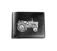QIOEURYU Cartera impresa Tractor vintage Gráfico Impresión: Diseño agrícola clásico Negocio Hombre casual Elegante Sencillo práctico Stylis regalos para hombres Mujeres