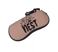 QIOEURYU Funda de gafas, caparazón de perro maltés mono, caja portátil para gafas de sol, para mujeres, gafas blandas, bolsa para guardar caja compacta y portátil