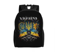 QIOEURYU Mochila Día de la Unidad de Ucrania para Hombres Mujeres Resistente al Agua Escuela Universitaria Ucraniana Orgullosa Bandera Bolsa Impresión Mochila Ocio Regalos de Vacaciones al Aire Libre