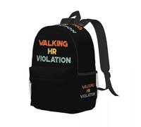 QIOEURYU Mochila para caminar Violación de recursos humanos Estudiante Niños Niñas Mochila Niños Escuela Computadora Bolso de hombro para hombres Mujeres Regalos de vacaciones