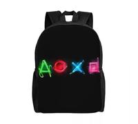 QIOEURYU Mochila para hombres y mujeres resistente al agua Escuela Universidad Controlador de videojuegos Bolsa Imprimir mochilas Ocio Al aire libre