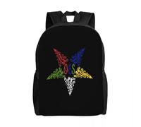 QIOEURYU Mochila personalizada The Eastern Star Laptop Hombres Mujeres Moda Mochila para la escuela Estudiante universitario OES Sistar Bag Leisure Outdoor Holiday Gifts