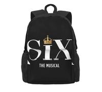 QIOEURYU Mochila Six The Musical Boys Girls Mochila Mochila Mochila Mochila Regalos De Vacaciones Al Aire Libre Ocio