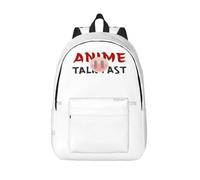 QIOEURYU Mochilas Anime pausado Habla rápido - Amantes del anime Sencillo y con estilo Femenina Leisure Regalos al aire libre para chicos y chicas