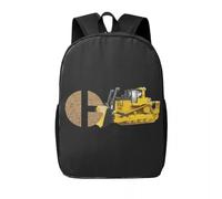 QIOEURYU Mochilas de ocio Dozer Mujer Niños Niñas impermeable Niños Mochila de viaje de hombro Regalos de vacaciones al aire libre