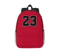 QIOEURYU Mochilas Ocio al aire libre Clásico 23 Número Leyenda Baloncesto Daypack Niños Niñas Mochila de hombro para hombres Mujeres Niños Mochila escolar Regalos de vacaciones