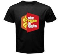 QIONG YANG The Price is Right Logo Men's Black T-Shirt T-Shirt Black XL