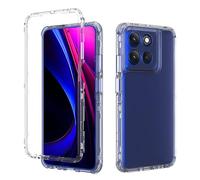 QiongniAN 3-in-1 Drop-Proof and Shock-Absorbing Compatible con Motorola Moto G56 5G XT2529-2 XT2529-1 Funda para teléfono Clear
