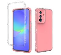 QiongniAN 3-in-1 Funda Protectora anticaídas Compatible con Samsung Galaxy A57 5G SM-A576B/DS Funda para teléfono Pink