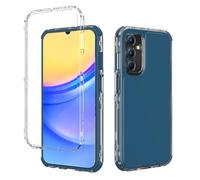 QiongniAN 3-in-1 Funda Protectora anticaídas Compatible con Samsung Galaxy S25 FE 5G SM-S731B Funda para teléfono Blue