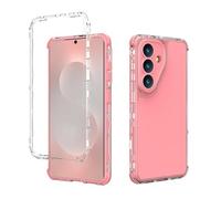 QiongniAN 3-in-1 Funda Protectora anticaídas Compatible con Samsung Galaxy S26+ SM-S947B SM-S947U SM-S947E/DS Funda para teléfono Pink