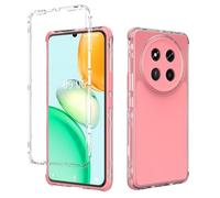 QiongniAN Compatible con Honor Magic7 Lite Carcasa Case,3-in-1 Funda Protectora anticaídas Compatible con Honor X9C / X60 Pro 5G BRP-AN00 Funda para teléfono Pink