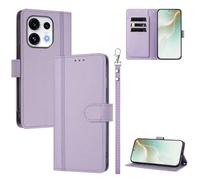 QiongniAN Compatible con OPPO Reno16 / Reno 16 Pro Funda Carcasa Purple | Funda protectora para móvil, Ranura para tarjet,compatible con MagSafe