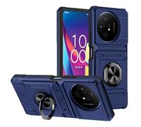QiongniAN Compatible con TCL 50 XL 5G Funda,Compatible con TCL 50 XL Nxtpaper 5G Funda para teléfono con Ranura Blue