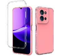 QiongniAN Compatible con Xiaomi Poco C85 5G Carcasa,3-in-1 Funda Protectora anticaídas Compatible con Xiaomi Redmi 15C (173mm) 2508CRN2BC 2508CRN2BG 25062RN2DE Funda para teléfono Pink