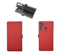 QiongniAN Funda para OPPO Realme 5,Funda para OPPO Realme 5 RMX1911 / Realme 5s RMX1925 / Realme 5i RMX2030 / Realme 6i RMX2040 Funda Carcasa Case Funda Red