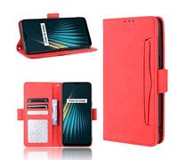 QiongniAN Funda para OPPO Realme C3 Funda Protectora de Cuero,Funda para OPPO Realme C3 RMX2020 / Realme C3i RMX2027 Funda Carcasa Case Funda Red