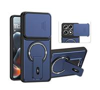 QiongniAN Protector de cámara Integrado Carcasa Compatible con Motorola Signature 5G XT2603-2 / Edeg 70 Ultra/Moto X70 Air Pro Funda móvil Blue