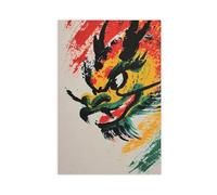 QIOTBVV Póster de lienzo colorido con diseño de mitos, decoración de dormitorio, oficina, habitación, regalo, 30 x 45 cm