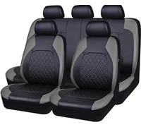 QIOZO Fundas de Asiento de Coche universales para BMW E46 Compact 2001-2004 316Ti 318Ti 320td 325ti / E46 Touring 1998-2005 318i 320i 320d 323i 325i 325Xi 328i Accesorios de Coche_Gris Oscuro