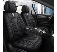 QIOZO Fundas de Asiento de Coche universales para Mercedes Benz Classe C AMG C43 C205 AMG C63S C205 AMG C43 W205 AMG C63S W205 Accesorios de Coche/Negro
