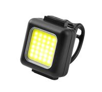 Qipeika Mini luz fuerte para ciclismo con carga USB delantera y trasera de liberación rápida, iluminación nocturna para correr