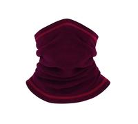 Qipeika Multifuncional y cálido con pañuelo mágico de terciopelo, rojo vino [adulto]