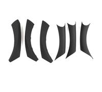 QIPEVMLZ Manijas Interiores para Coche para Serie 3 para E90 para E91 para 318 para 320 para 325 LHD Panel Puerta Estilo Coche Cubiertas Manija Agarre Embellecedor Reposabrazos Tirador Puerta(Black)