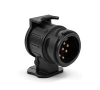 Qiping Adaptador Enchufe Remolque de Coche 13 a 7 Polos, Accesorios 13 Pines a 7 Pines para Caravana, Camión, Porta bicis
