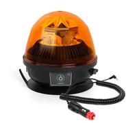 Qiping Rotativo Luz LED estroboscópica, luz intermitente inalámbrica amarilla de 12V/24V con ventosa magnética, luz giratoria LED recargable para tractores, carretillas elevadoras, ECE R65 E9.