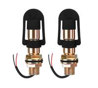 Qiping Soporte luz giratoria Tractor con Cable y Tapa Impermeable, Universal DIN Soporte de Montaje, Soporte para lámpara giratoria para máquinas agrícolas y tractores