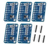 QIQIAZI 5 piezas 16-bit 4 canales ADC para convertidor analógico-digital Arduino compatible con el módulo de placa de desarrollo Convertidor analógico-digital