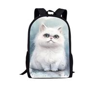 QIQISE Mochilas de lobo de nieve para niños, bolsas de libros para niños de sexto grado, bolsa de hombro grande impermeable para laptop, mochila para estudiantes, adolescentes y niñas, escuela