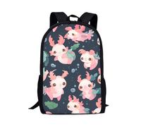 QIQISE Mochilas de lobo de nieve para niños, bolsas de libros para niños de sexto grado, bolsa de hombro grande impermeable para laptop, mochila para estudiantes, adolescentes y niñas, escuela
