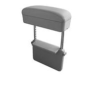 Qirc Apoyabrazos Universal Consola Central apoyabrazos Extensor Codo y antebrazo muñeca Soporte Ajustable Altura Confort Universal Almohadillas de reposabrazos (Gris)